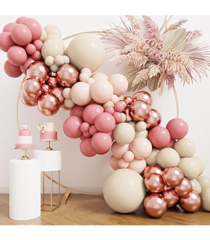 YALLOVE Ballonbogen Ständer Set - Wiederverwendbar Für Party Hochzeit Geburtstag