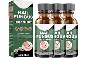JEEEUN Toenail Fungus Treatment Extra Strength,Nail Fungus Solution,Footfree Antifungal ， Fingernail & Toenail Solution - Fix & Renew Damaged Nail, Broken, Cracked & Discolored Nails (3PCS)