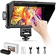 VILTROX DC-550 PRO 5.5 Inch Touchscreen Camera Video Monitor On-Camera Out Exposure Focus Assist Waveform Monitor 1200nits 4K HDMI DSLR Video External Monitor for Sony Canon Nikon with Battery