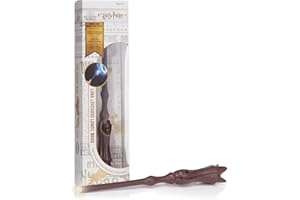 Bandai - Wizarding World - Varita Lumos Luna Lovegood, Iluminada -Wow! Stuff, WS1192 -Mundo Mágico de Harry Potter, Coleccionables Oficiales, Juguetes y Regalos
