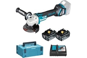 Makita Szlifierka Kątowa, Czarny/Niebieski, 18V