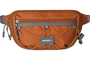 Waterfly Riñonera Mujer Hombre con Bloqueo RFID, Riñoneras Antirrobo con Cinturón Ajustable para Viaje Deportiva Casual Caminar