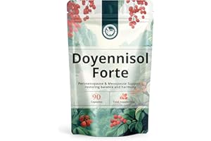 GILGAL BROWN NUTRACEUTICAL LTD Doyennisol Forte: Perimenopause & Menopause Supplements |Maximum Menopause Support with 14 Natural Ingredients| All-in-One Complex with Sage, Red Clover, Maca| Vegan Friendly |90 Capsules