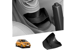 SHAOHAO Compatible avec Renault Twingo 3 2014-2023 2024 Boîte de rangement pour console centrale Boîte à gants pour accoudoir Renault Twingo 3