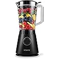 Emperial Blender 1.5L Plastic Jug Blender, 2 Speed Settings + Pulse, Stainless-Steel Blades, 600W - Black