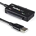 StarTech.com USB 2.0 to IDE SATA Adapter - 2.5 / 3.5" SSD / HDD - USB to IDE & SATA Converter Cable - USB Hard Drive Adapter (USB2SATAIDE)