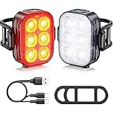 Ht-29 Şarjlı Bisiklet Işığı &Ouml;n Arka Flaşlı Usb 4 Mod Stop Lambası Aydınlatma Işık Seti IP65 Su Ge&ccedil;irmez Lamba Motosiklet
