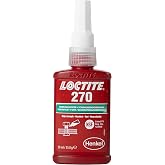 Loctite 270 Y&uuml;ksek Mukavemetli Vida Sabitleyici 50ml | Titreşim, Sıcaklık ve Yağa Dayanıklı, Akrilat Bazlı Vidaları, Somunlar