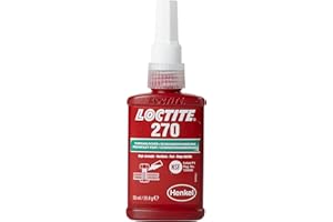 LOCTITE Henkel Loctite Threadlocker 270, Haute résistance, Flacon de 50 ML, Vert,