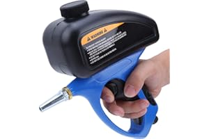 FTVOGUE Sand Blasters,Professional Anti-Rust Sandblaster Blasting Machine Hand Held Gravity Feed Media Blasting Gun Kit Portable Sand Blaster Small Nozzle Pneumatic Sandblaster Abrasive Air Sand Blaster Gun