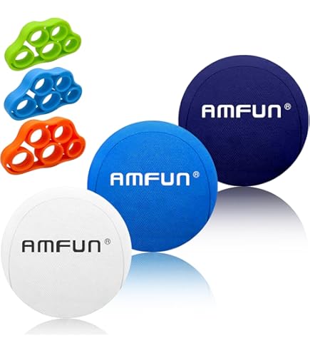 NOUVEAU-3pcs Boule D'exercice Main Force Stretch Ballon D'entraînement De Doigt En Silicone