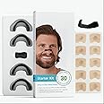 Vo2 Nose strips, Nose Strips for breathig ,Nose Strips, Nasal Dilators, Intake breathing, Magnetic nasal strips, Nose Breathing Strips, Nasal Strip Starter Kit,nasal strips (30 Count Black)