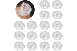 NITAIUN 300 Stück Transparente Einweg Ohrenschützer Ear Covers Wasserdicht Ohrbedeckungen Kunststoff Ohrkappen Ohrschutzabdeckung für Haarfärbemittel Dusche Baden Zuhause Haar-Salon