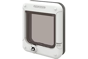 Cat Mate Chat à verrouillage rotatif 4 voies Blanc