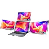 NPO NPM788 16" FHD 1200p IPS Type-C Taşınabilir 3'l&uuml; Monit&ouml;r &Ccedil;oklayıcı Standlı Notebook Monit&ouml;r