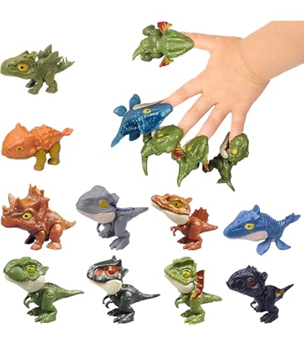 Dinosaurier Spielzeug 6-teilig - Mini Dino Figuren Mit Beweglichen Gelenken | Für Jungen & Mädchen