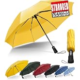Chakipee Windproof Folding Umbrella Men - Windproof Umbrella, Portable Compact Travel Automatic Umbrella, 210T Fabric Coating