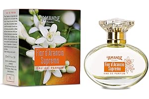L'AMANDE - Profumo Donna Fresco e Agrumato con Note al Limone, Profumi di Vaniglia e Muschio, Eau de Parfum con Sentori Dolci e Muschiati - Fior d'Arancio Supremo, 50 ml