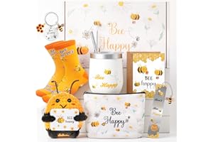 Giftota Bee Happy Geschenke für Frauen – Positive Biene Pocket Hug, Personalisierte Geburtstagsgeschenk Inspirierende Glücksbringer Geschenke zum Geburtstag für Freundin, Mama, Kollegin, Schwester