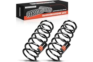 Frankberg 2x Coil Spring Rear axle Left Right Compatible with 5 Series E39 520 523 525 528 530 535 540 1995-2003 Replace# 33531093090