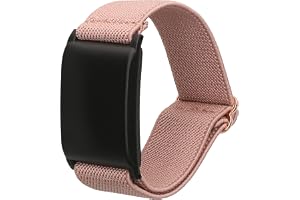 kwmobile Band kompatibelt med Whoop 5.0/Whoop 4.0/3.0 - Smart Watch Fitness-Tracker armband nylon mörkgrå ca 14–22 cm, 14 - 22 cm