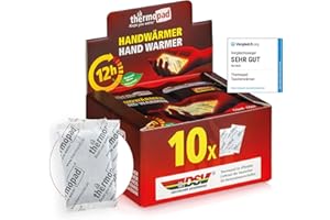 ‎THERMOPAD THERMOPAD Handwärmer – DAS ORIGINAL: 5, 10 oder 30 Paar Wärmepads für 12 Stunden Wärme I Sofort einsatzbereite Taschenwärmer I Extra warmes Heatpad – ideal für Outdoor-Aktivitäten & Handschuhe