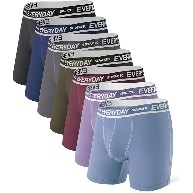 Jack & Jones Heren Boxershorts Trunks JACJEREMIAH Effen 7-Pack | Underwear District