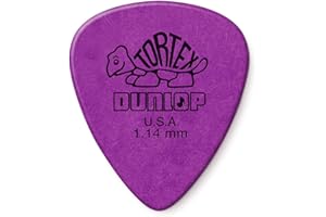 JIM DUNLOP Dunlop Tortex Lot de 24 médiators standard pour guitare Violet 1,14 mm