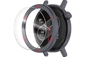 Chofit skydd kompatibelt med CMF by Nothing Watch Pro 2 infattning ringskydd, metallögla självhäftande ramskydd med härdat gl