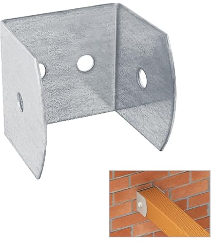 Clip A U Per Divani E Basi Ottomane - Acciaio Zincato, Confezione Da 4, Antiruggine, Facile Installazione - Foto 5