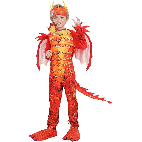 DKINY – Cape Dinosaure Vert 80 Cm Avec Masque – Déguisement Ptérosaure – Carnaval, Halloween, Cosplay – 3-8 Ans