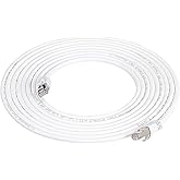 Amazon Basics Cat 7 High-Speed Gigabit Ethernet Patch Internet Cable - White, 15 Foot, 4.5 Meters