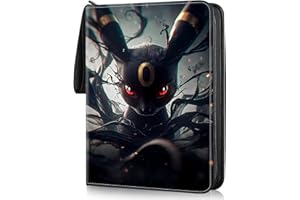 Holyhcx 50 Pages Classeur Carte Imperméable,900 Cartes Album Carte,Portable Porte Carte,Livre Carte avec Fermeture éclair,Double Face Albums pour Cartes à Collectionner,Cadeau Noël/Anniversaire