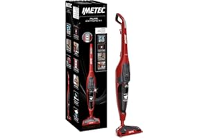 Imetec Piuma Extreme++ Sc3-600 Aspirapolvere con Tecnologia Ciclonica senza Sacco, Regolazione Elettronica della Potenza, Leggera 4 Kg, Spazzola Multisuperficie e Parquet, Multiaccessoriata
