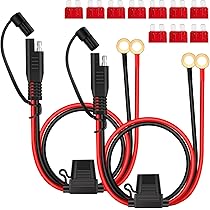 Cavo Di Prolunga 12V Da Accendisigari Auto A Connettore SAE 2 Pin – 16 AWG 1 Metro – Per Radio Motorola E Alimentazione Dispositivi