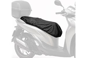 Auto Accessori Lupex - Coprisella Universale taglia XL 95x48 cm, telo impermeabile, copri sella Scooter e Moto, in poliestere, colore nero, con borsa, disponibile anche M L Maxi