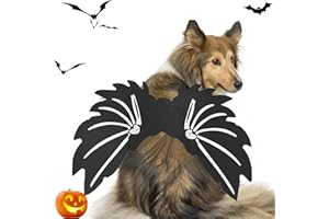CEASELESLY Fledermaus kostüm,Halloween Hund Kostüm,Hund Bat Wings Kostüm,Haustier Fledermaus Kostüm Niedlich Halloween Kostüm für Haustiere Cosplay-Kostüm für Mittleren Hund für Partys