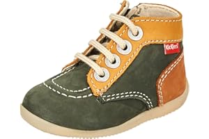 Kickers Bonzip-2, Botas Cortas al Tobillo Unisex bebé