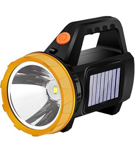 Torcia LED Ricaricabile Solare E USB - 1200 MAh, 3 Modalità, IPX4 Impermeabile Per Emergenza - Foto 8