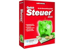 HAUFE-LEXWARE; LEXWARE Lexware QuickSteuer 2020 für das Steuerjahr 2019|Minibox|Einfache und schnelle Steuererklärungs-Software für Arbeitnehmer, Familien, Vermieter, Studenten und Rentner