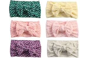 COUXILY Bébé Fille Bow Bandeau Turban Lapin Bandeaux élastique serre-tête Wrap Photographie Belles Cheveux Accessoires (E0017)