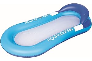Cozywind Colchoneta Hinchable Piscina Flotador Inflable, Tumbona Hinchable de Playa,Sofá Hinchable Plegable con Almohada，160×84CM