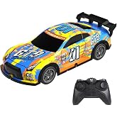 Oyuncak 2.4 Ghz RC Full Fonksiyon LED Işıklı G&ouml;vde 1:22 Şarjlı Uzaktan Kumandalı Drift Arabası (sarı)