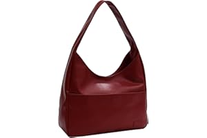 CUNGGI Tragetaschen für Damen große Umhängetasche Hobo Tote Bag aus veganem Kunstleder lässige Retro Schulterhandtasche für den täglichen Gebrauch