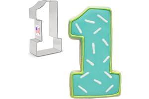 ANN CLARK COOKIE CUTTERS Formina per Biscotti Stampo a forma di numero uno 8,3 cm, Prodotto negli Stati Uniti da Ann Clark