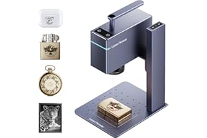 LaserPecker 3 Incisore Laser per Metallo Laser Infrarosso 800mm/s Super Veloce 1064nm Macchina per Incisione Laser a Fibra Portatile per Metallo, Acciaio inox, Oro, Alluminio, Gioielli, Plastica ecc.