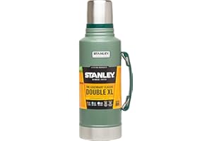 Stanley Classic Legendary Thermos 1.9L - Maintient la Température 32h (Chaud/Froid) - Bouteille Isotherme - Sans BPA - Gourde Inox - Hammertone Green