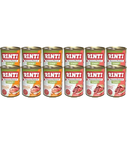 Rinti Kennerfleisch Senior Huhn Hundenassfutter