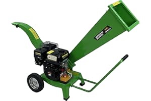 ELECTROPOWER Broyeur de Branches 7 CV - Maxi 60 mm Vert Manuel Acier allié