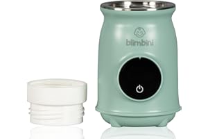 blimbini® Pro | All-In-One Baby Flaschenwärmer für unterwegs mit Akku - to go mit USB, ideal zum Reisen im Auto oder Flugzeug… (inkl. Adapter 3)